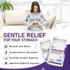 Allbe Gastric Relief Veggie Capsules, 230mg Broccoli Extract, 200mg Ginger Extract with Zinc & Magnesium Supplements, 2 Packs of 90 Servings Digestive Upset Relief Capsules, Serving Size: 1 Capsule view 3