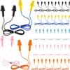 50 Pairs Corded Ear Plugs Silicone Waterproof Ear Plugs with Cords for Sleeping Snoring Swimming Shooting, Reusable Noise Cancelling and Hearing Protection view 1