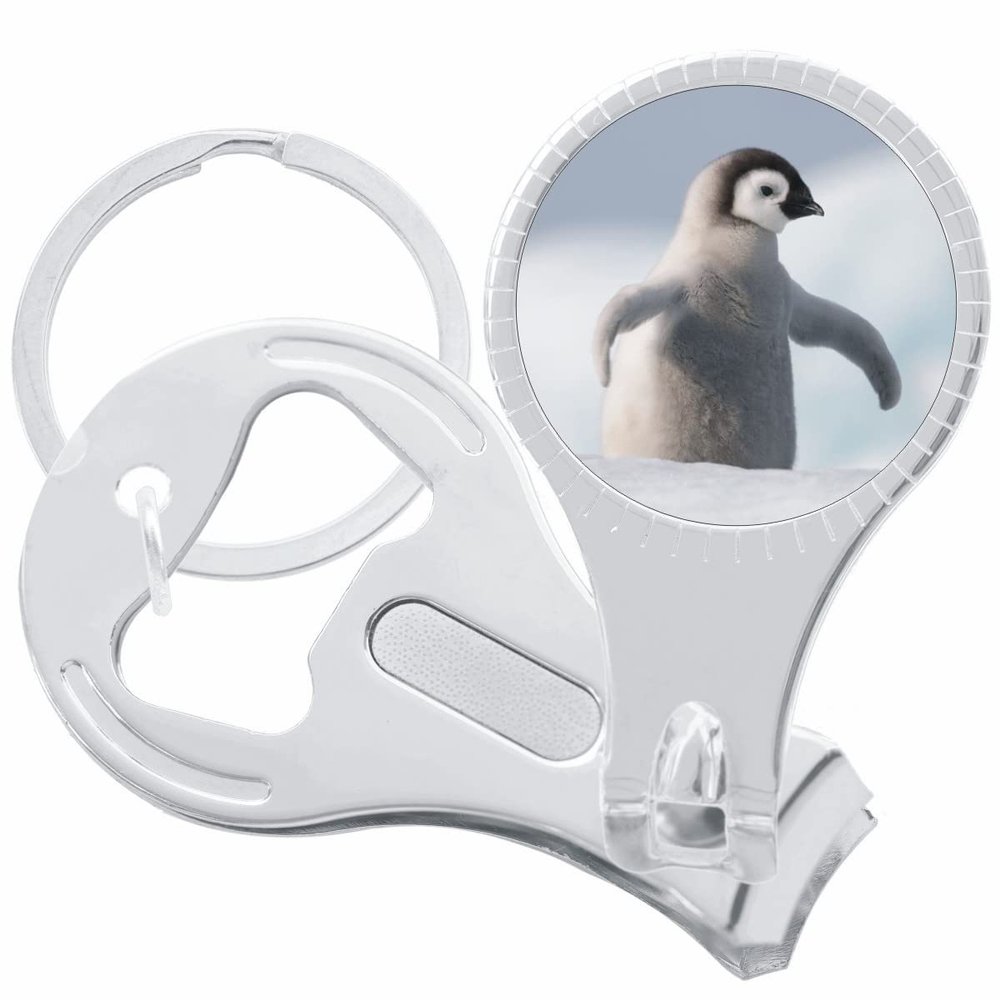 Baby Penguin Nail Clippers Plus Bottle Opener Keychain