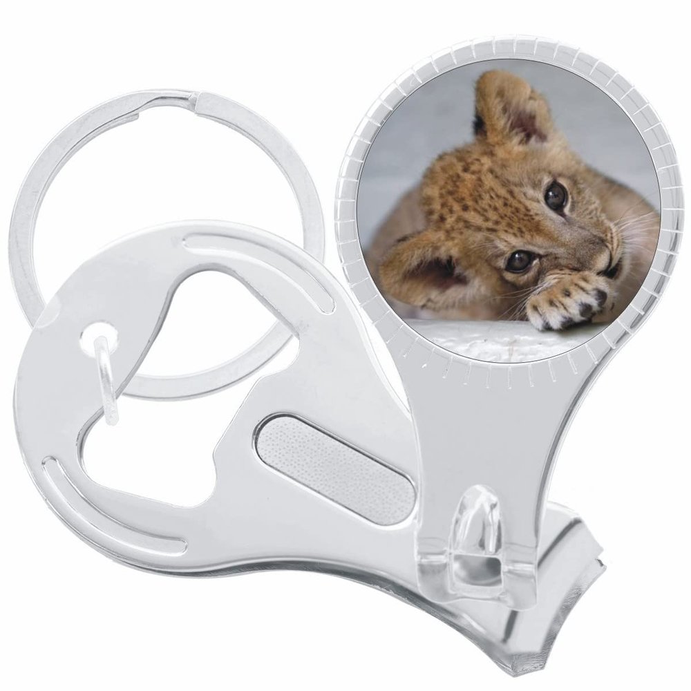 Baby Cub Nail Clippers Plus Bottle Opener Keychain