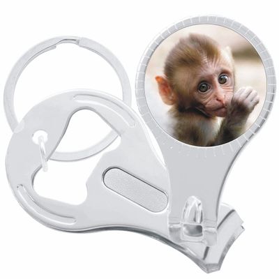 Baby Monkey Nail Clippers Plus Bottle Opener Keychain
