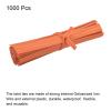 MECCANIXITY Twist Ties 3.54" Paper Closure Tie for Tying Bread, Candy, Cookies, Gift Bags Arts Crafts Orange Pack of 1000 view 3