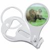 Baby Elephant Nail Clippers Plus Bottle Opener Keychain view 1