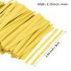 MECCANIXITY Twist Ties 3.54" Paper Closure Tie for Tying Bread, Candy, Cookies, Gift Bags Arts Crafts Yellow Pack of 500 view 2