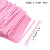 MECCANIXITY Twist Ties 3.54" Paper Closure Tie for Tying Bread, Candy, Cookies, Gift Bags Arts Crafts Pink Pack of 1000 view 2