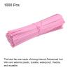 MECCANIXITY Twist Ties 3.54" Paper Closure Tie for Tying Bread, Candy, Cookies, Gift Bags Arts Crafts Pink Pack of 1000 view 3