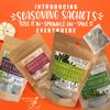 Gwennie on the GO  Seasoning Sachets | Variety Pack | Certified Organic Gluten- Free | Resealable Pouch | Seasoning Mix Packets for Soups & Sauces | 25 Biodegradable Sachets | 2oz view 2