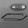 1 Pair Eyeglass Frame Replacement Glasses Replacement Temples Arms Frames Accessories with Lenses, Black view 2