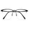 1 Pair Eyeglass Frame Replacement Glasses Replacement Temples Arms Frames Accessories with Lenses, Black view 4