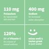 Sprout Living, Colorfuel Hydration Powder Drink Mix, Organic Superfoods + Adaptogens | Hydration Support & Recovery, Electrolytes, Himalayan Pink Salt, Coconut Water, Lemon Citrus Flavor (25 servings) view 2