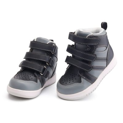 Orthopedic Shoes for Kids and Toddlers,Arch and Ankle Support Boots for Girls & Boys to Correct Foot Problems,Anti-Slip Soles Grey