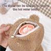 XBLTCM Hot Water Bag with Cute Stuffed Plush Animal Cover,Hot Water Bottle You can Carry,Great Hot Bottle Water Bag for Hot and Cold Compress for Pain Relief (Color : A) view 2