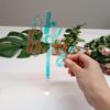 10pcs of Mirrored Oh Baby Cake Topper for Baby Birthday Party Decorations,Oh Boy Acrylic Stirrers Drink Stirrers (Rainbow) view 2
