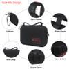 Elonbo Diabetic Supplies Travel Case, Glucose Meter Portable Storage Bag, Diabetic Care Kits Organizer Holder, Diabetic Supply Carrying Case for Glucose Meter Insulin Pen Blood Sugar Test Strips,Black view 4
