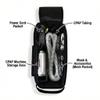40Winkz CPAP Carrying Case for Travel  Fits ResMed AirMini, Z1, Z2 & Mini Machines, Compact Portable Travel Bag with Shoulder Strap, Luggage Sleeve & Organizer Pockets (Black) view 3