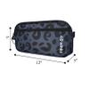 40Winkz Travel CPAP Carrying Bag Fit For ResMed AirMini, Portable CPAP Equipment Bag and Supplies Storage Bag with Shoulder Strap, Organizer Carrying Case with Luggage Strap (Black Leopard) view 3