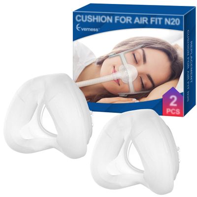 2 Packs Replacement Cushion (L) for AirFit N20, FSA/HSA Eligible, Snug Fit & Softer Wear, Compatible with Original Frame, Great-Value & Durable Replacement Supplies by Everness (L)