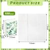 Geyee 100 Pcs Travel Tissue Packs Bulk 1000 Sheet Small Personal Facial Tissues 3 Ply Pocket Tissues Cute Individual Facial Tissue Packs for Wedding Party Favors(Eucalyptus Leave) view 2