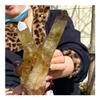 WGPHD Health & Household Natural Topaz Cluster Mineral Samples, Cristal Yellow amas depierres de gurison, dcoration de Maison, artisanat, ornement (Color : Yellow, Size : 500g) view 3
