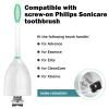 Toothbrush Heads for Philips Sonicare Replacement Brush Heads Medium Soft Dupont Bristles Electric Toothbrush Replacement Heads Fit E-Series Essence Xtreme Elite Advance and CleanCare, 6 Pack view 2