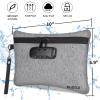 Smell Proof Bags with Lock, Dog-Tested Smell Proof Container,Smell Proof Stash Box,Smell Proof Pouch, Odor Proof Travel Storage Bags, Money Safe Bag, Smell Proof Bag with Odor Proof Jar (Grey) view 2
