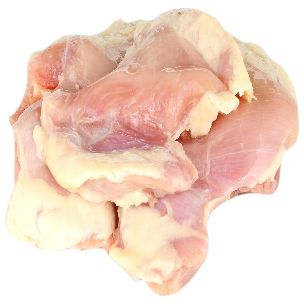 Tyson Uncooked Boneless Skinless Chicken Thigh Filets, 6 Ounce - 4 per case.