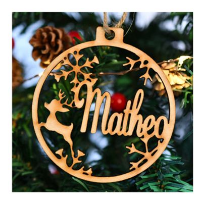YGM Stocking Name Tags, Personalized Stocking Tags, Custom Christmas Tags, Name Tags Wooden, Stocking Tags, Gift Tags, Laser Floating Tags (F,1PCS)