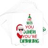 100pcs Funny Christmas Napkins Supplies Disposable Paper Drinks Napkins Decorations for Xmas Holiday Birthday Party Dinner Table Decor view 1