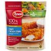 Tyson Fully Cooked Crispy Chicken Breast Strip Fritters with Rib Meat, 1.562 Pound - 12 per case. view 2