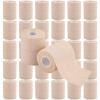 30 Rolls Adhesive Elastic Tape Bandage Tape Self Adhesive Wrap Elastic Flexible Stretch Bandages for Sports Ankle Knee and Wrist Sprains Animal Pets(3 Inch x 5 Yard) view 1