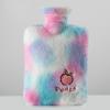 XBLTCM Premium Hot Water Bag, Hot Water Bottle Rubber with Cute Fleece Cover for Menstrual Cramps Neck Hand Feet Back Warmer,Reusable Heating Pad (Color : C) view 1