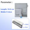 DD81-02628A Dishwasher A/S- Dispenser Rinse Aid (4.2 * 4.7 * 2.1in), DD81-02202A Detergent & Rinse Aid Dispenser - Compatible for Samsung DW80M2020US, DW80R2031US/UG, DW80N3030US/UW/UB etc. Part view 4