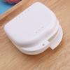Case With Vent Holes 5 Packs - Case Easy to Carry & Use - Tight Snap Lock Case Orthodontic for Braces, Dentures & Aligners (White) view 4