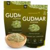 100% Organic Gudmar Gymnema Leaf Powder 7.05 Ounce, Natural Gymnema Leaf Ayurvedic Herbal Supplement, Non-GMO, Vegan & Paraben-Free- 100g Pack of 2 view 1