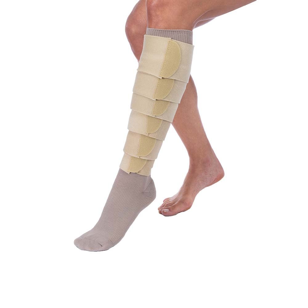 JOBST FarrowWrap Lite Compression Wraps, 20-30 mmHg, Legpiece, Tan, Small