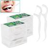 LEEGAWU 300PCS Dental Floss Travel Flossers Professional Toothpicks Sticks with Travel Case Superfine Floss Picks Dental Picks for Teeth Cleaning view 1