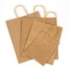 Elegant Supply Solid Print Holiday Gift Twisted Handles Kraft Paper Bags in Bulk, Multipurpose use, Suitable for Every Occasion, 13 X 7 X 17, Brown view 3