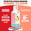 Genexa Clean Cough & Chest Congestion Relief, Dye Free, 0% Artificial Additives, Multi-Symptom Maximum Strength Relief Cough Syrup, Cough Suppressant & Expectorant, Organic Blueberry Flavor, 6 fl oz view 2
