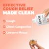 Genexa Clean Cough & Chest Congestion Relief, Dye Free, 0% Artificial Additives, Multi-Symptom Maximum Strength Relief Cough Syrup, Cough Suppressant & Expectorant, Organic Blueberry Flavor, 6 fl oz view 4