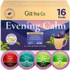 Gya Tea Co Evening Calm Tea Pod Collection Gift Set (16 Count) - Different Flavors Assorted Variety Pack view 1