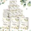 100 Pcs Wedding Facial Tissues Welcome Bags Mini Pocket Tissues Travel Size Wedding Favors for Guests 3 Ply Thank You for Celebrating with Us Celebration Graduation (Eucalyptus) view 1