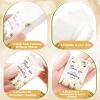 100 Pcs Wedding Facial Tissues Welcome Bags Mini Pocket Tissues Travel Size Wedding Favors for Guests 3 Ply Thank You for Celebrating with Us Celebration Graduation (Eucalyptus) view 4