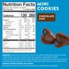 HighKey Keto Chocolate Chip Mini Cookies - Gluten Free Sugar Free Cookies Keto Snack Low Carb Snacks Healthy Protein Diabetic Dessert Food Low Sugar Treat Diet Friendly Sweets Keto Food 6 Pack view 2