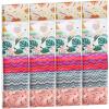 24 Packs Travel Size Tissue Pocket Slim Pack Facial 3 Ply Wallet Size Pocket Tissues for Travel Wedding Party Favors, 6 Styles(Geometry) view 1