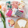24 Packs Travel Size Tissue Pocket Slim Pack Facial 3 Ply Wallet Size Pocket Tissues for Travel Wedding Party Favors, 6 Styles(Geometry) view 3