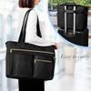Fasrom Nurse Tote Bag for Work Nurses with Laptop Sleeve, Home Health Clinical Bag for Nursing Students and Medical Assistant, Black (Patent Pending) view 2