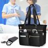 Fasrom Nurse Tote Bag for Work Nurses with Laptop Sleeve, Home Health Clinical Bag for Nursing Students and Medical Assistant, Black (Patent Pending) view 3