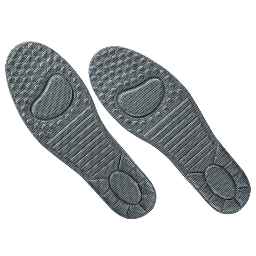 Beavorty 1pair Multi-Function Shock Absorption Shoe Inserts Comfortable and Breathable Sports Insoles for Men and Women Portable Foot Pads for Daily Walking and Athletic Use