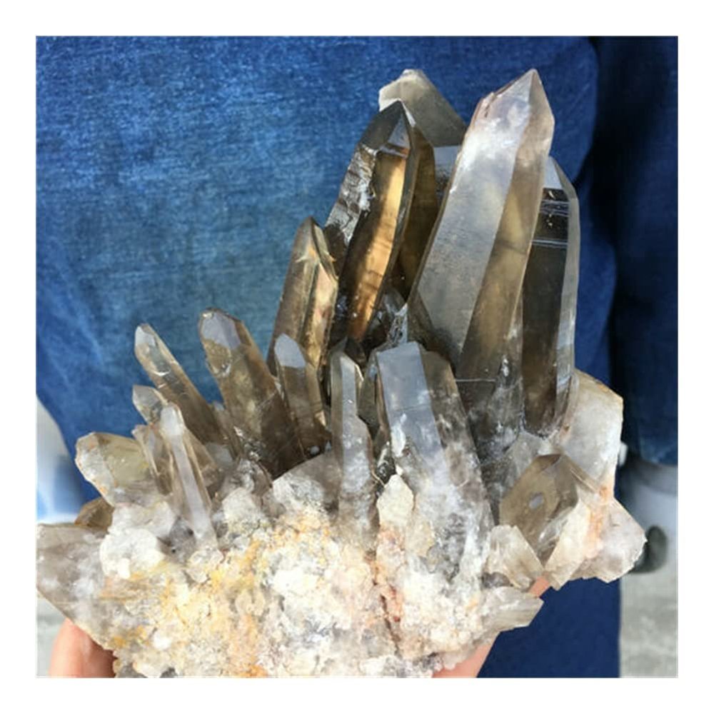 WGPHD Health & Household Natuurlijke INKT Kristal Cluster Minerale Kristal Tip Healing (Size : 100g)