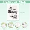 Eaasty 60 Pack Funeral Facial Tissues in Loving Memory Pocket Tissues Bulk Travel Funeral Favors Small Individual Napkins Packs for Memorial, Celebration of Life, 3. 54 x 4. 72 Inches view 2